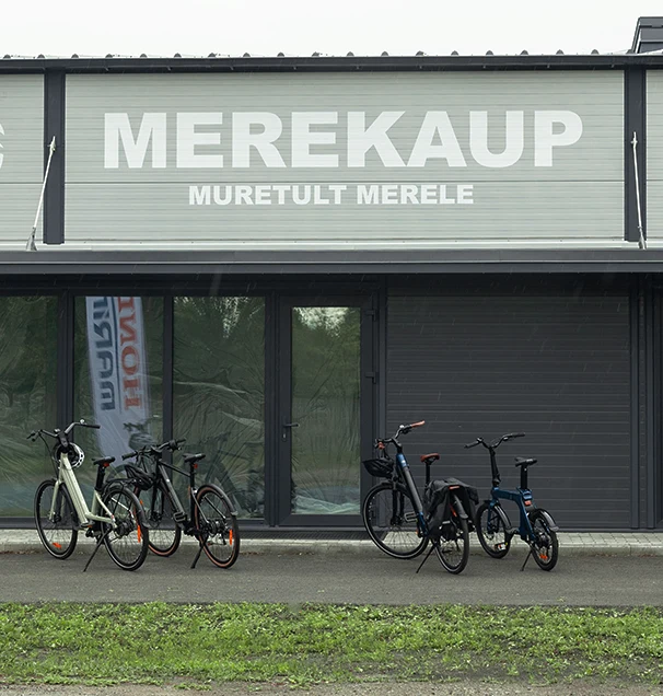 Rattarent Saaremaal kauplusest Merekaup
